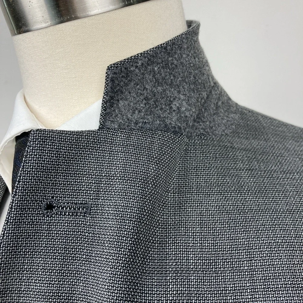 Turnbury Blazer Jacket Mens Grey Wool Blend Sport coat 42R
